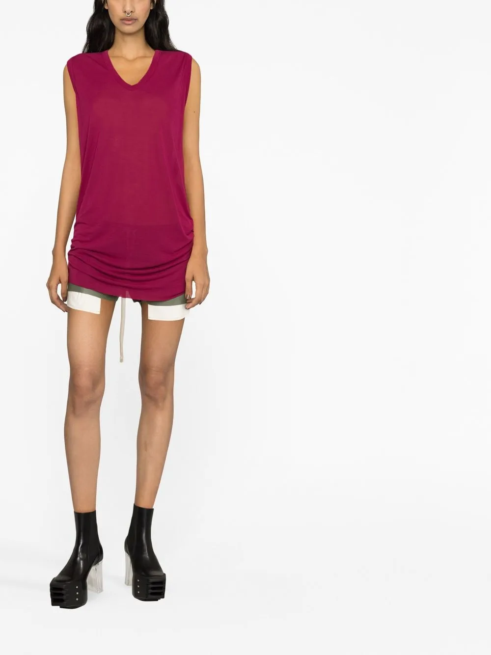 Rick Owens Tanktop met V-hals - Roze