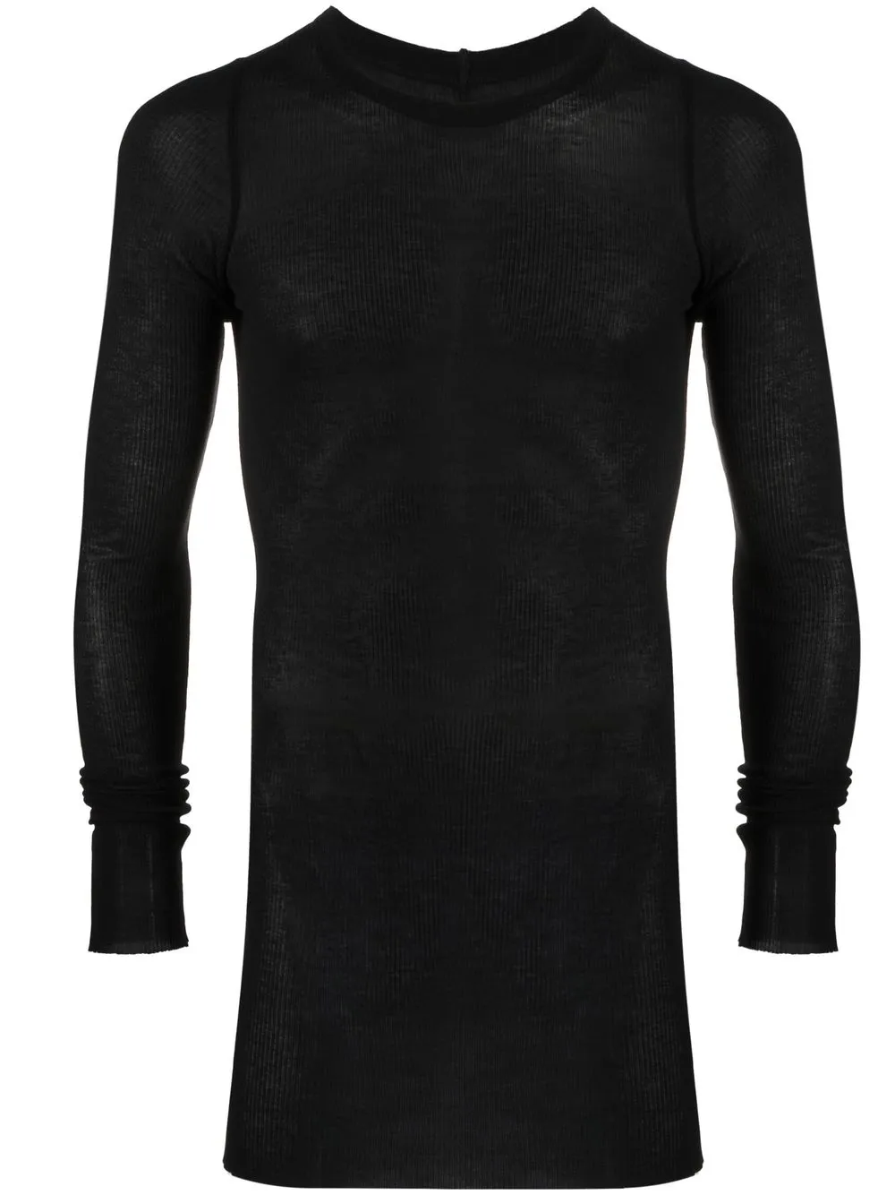 

Rick Owens round-neck long-sleeve T-shirt - Black