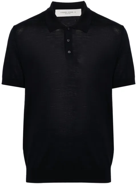Golden Goose fine-knit polo shirt