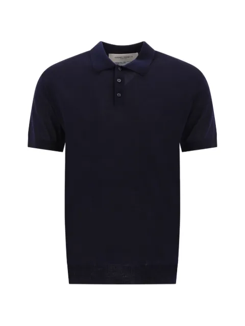 Golden Goose star-embroidered short-sleeve polo shirt
