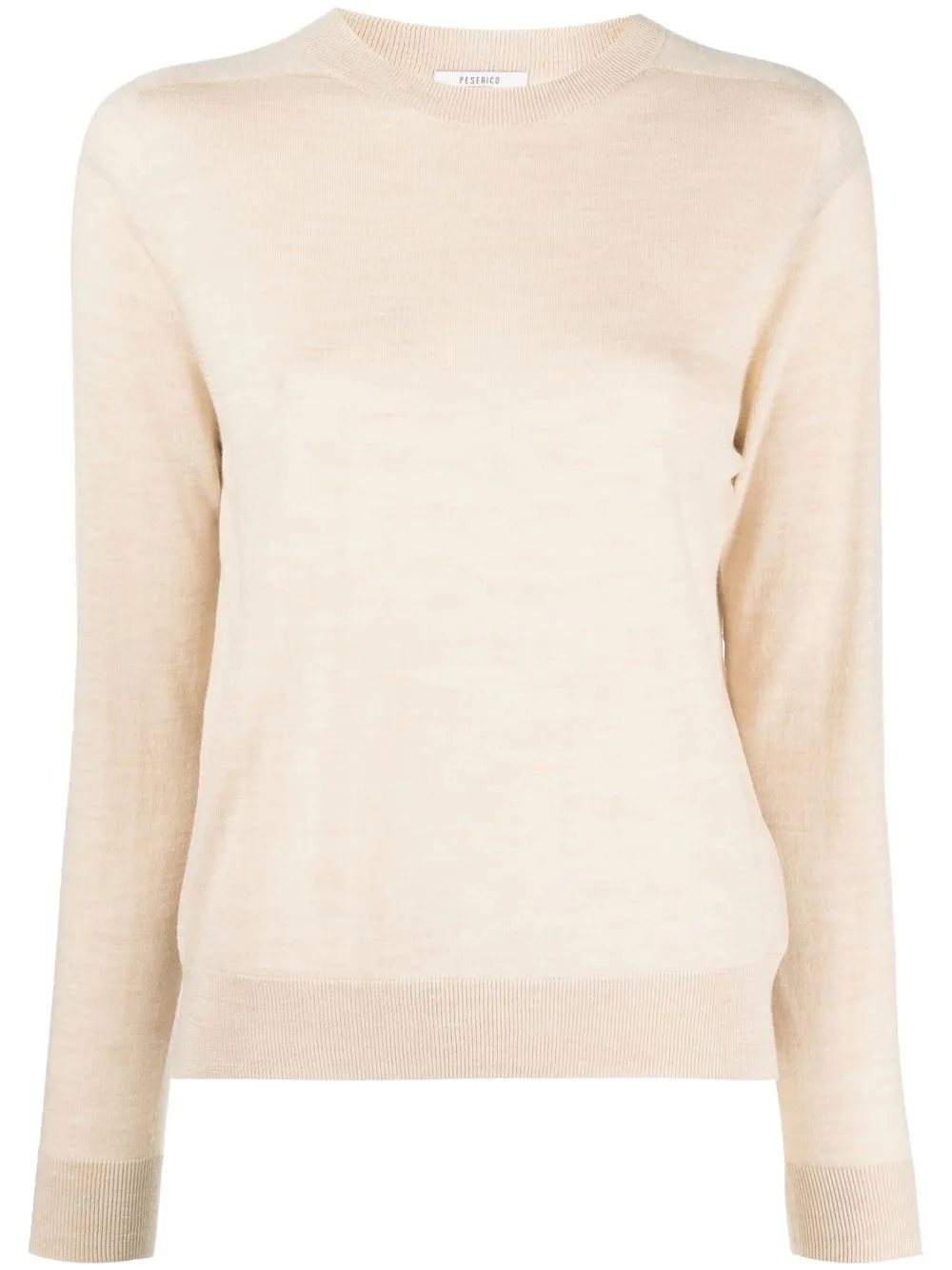 

Peserico crew-neck knit jumper - Neutrals