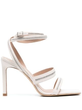 Peserico Crossover ankle-strap Sandals - Farfetch