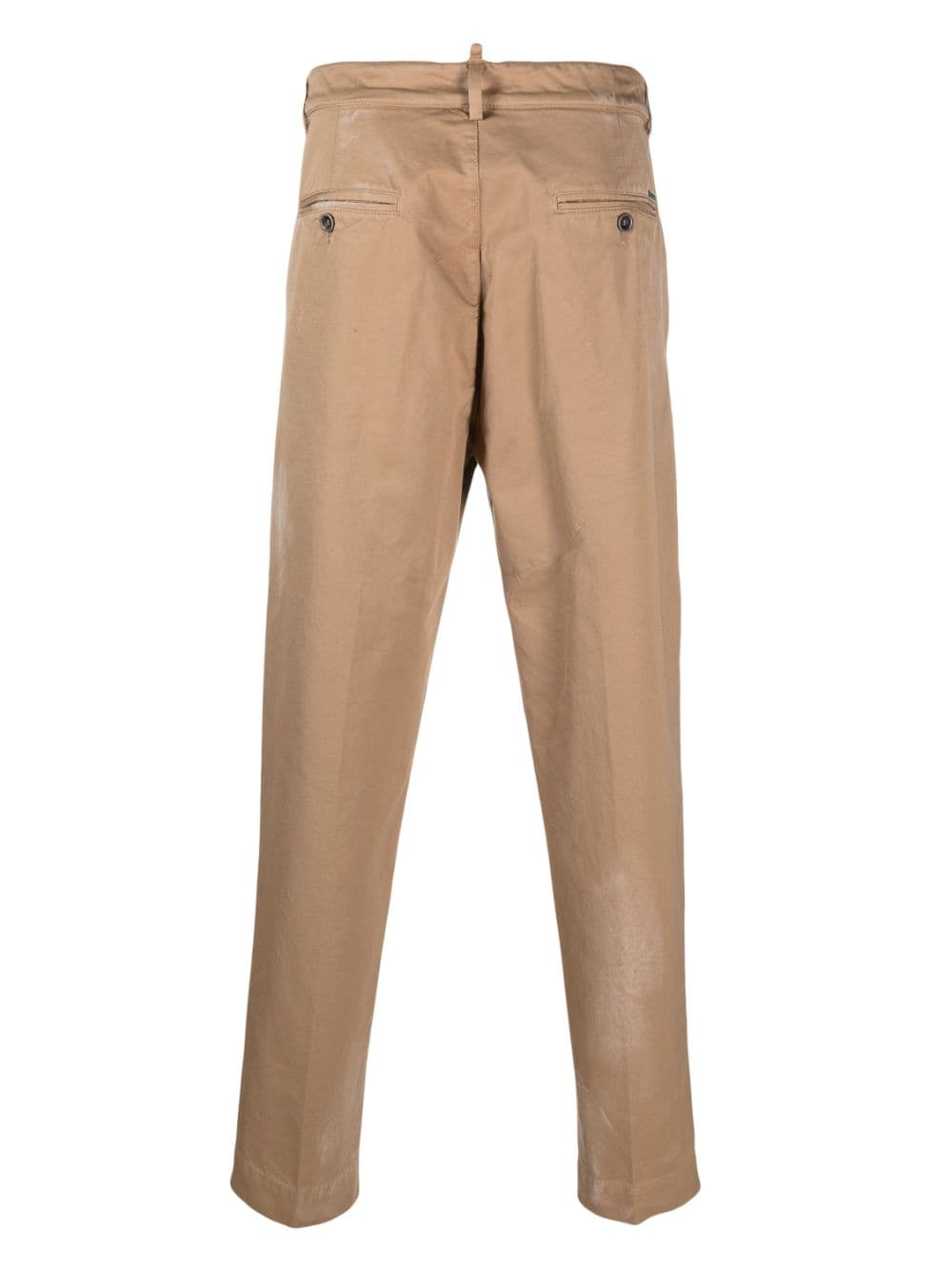 Peserico tapered-leg cotton trousers - Beige