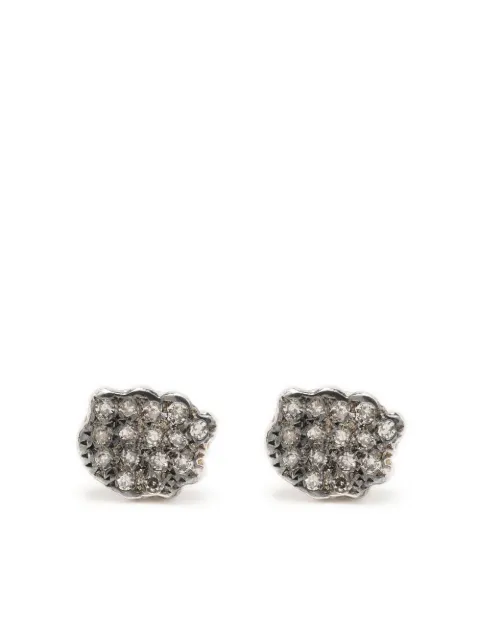 Rosa Maria pavé diamond stud earrings