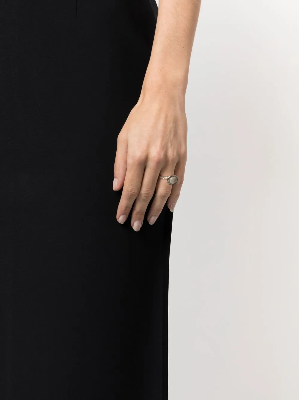 Rosa Maria Ring met diamant - Zilver