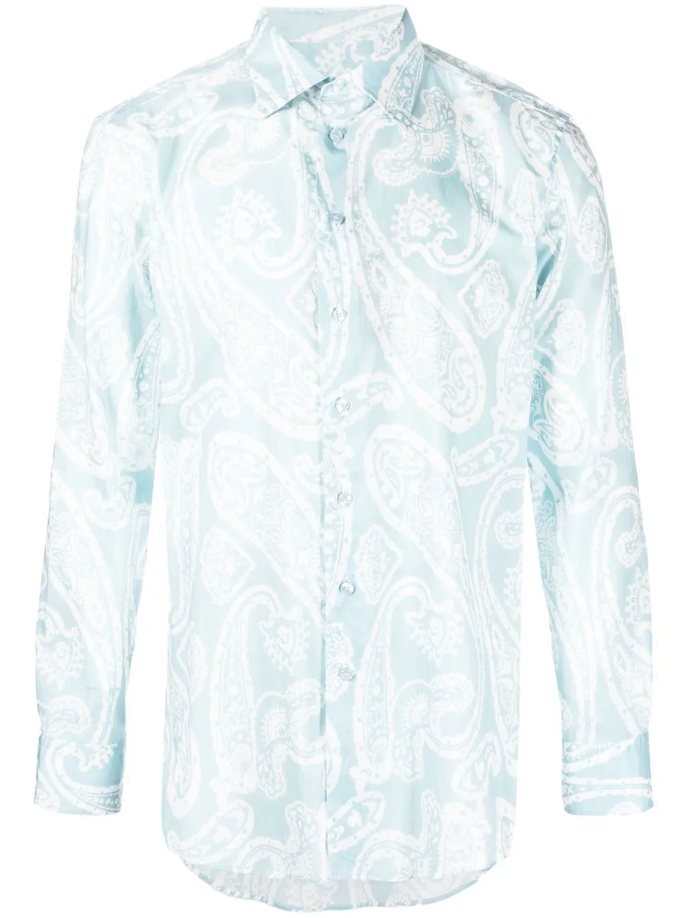 

ETRO paisley-print cotton shirt - Blue