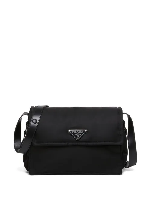 Sac porté épaule Re-Nylon à plaque logo - Prada - Modalova