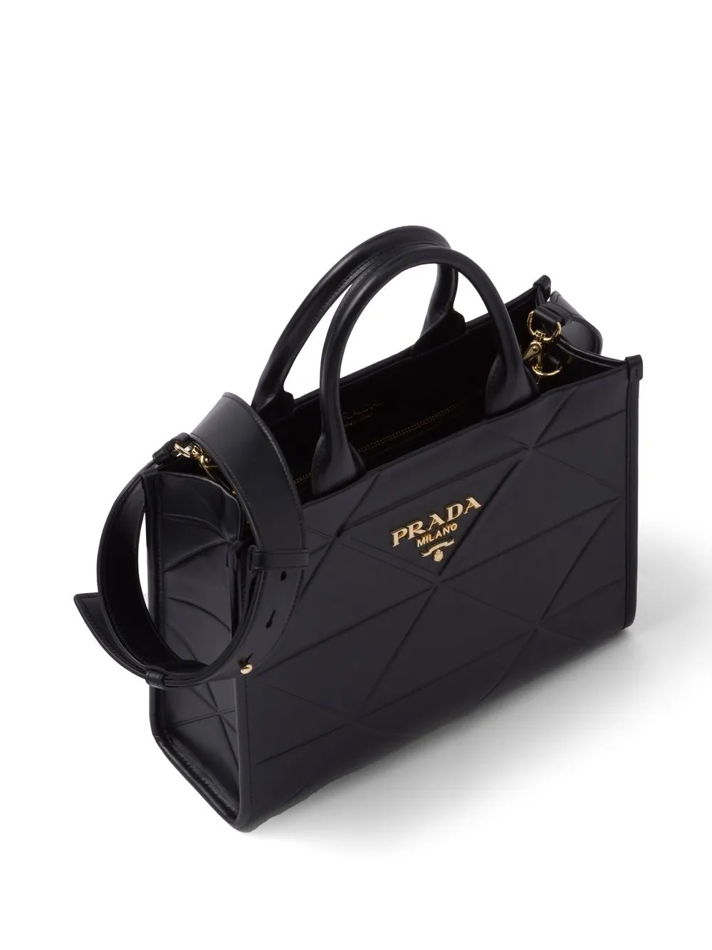 Prada エンボス ハンドバッグ - Farfetch