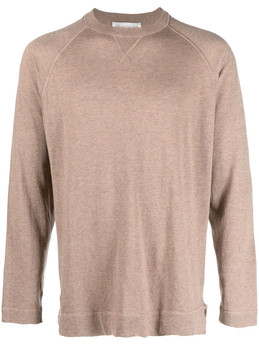 

Officine Generale round-neck knit jumper - Neutrals