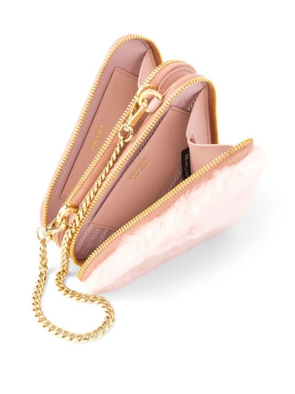 Prada Mini Shearling Shoulder Bag - Farfetch