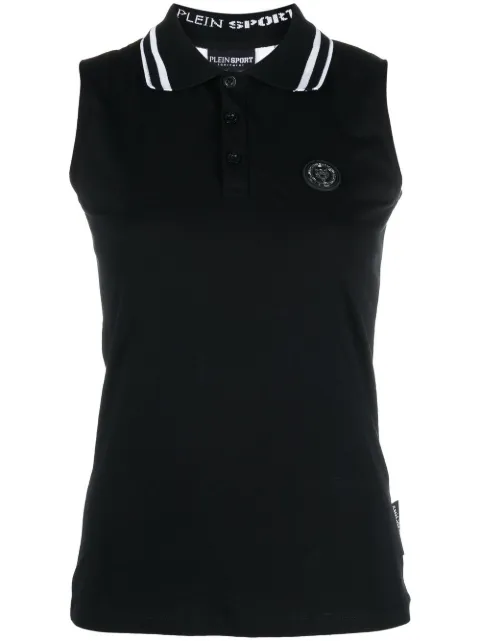 Plein Sport polo collar tank top