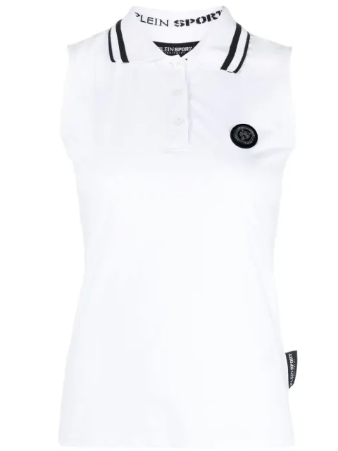 Plein Sport polo collar tank top