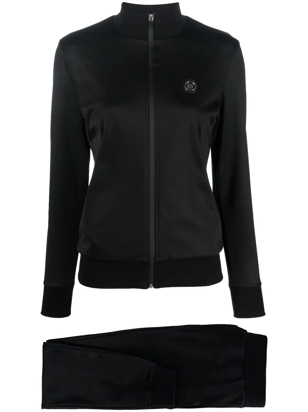 

Plein Sport traje deportivo con logo estampado - Negro