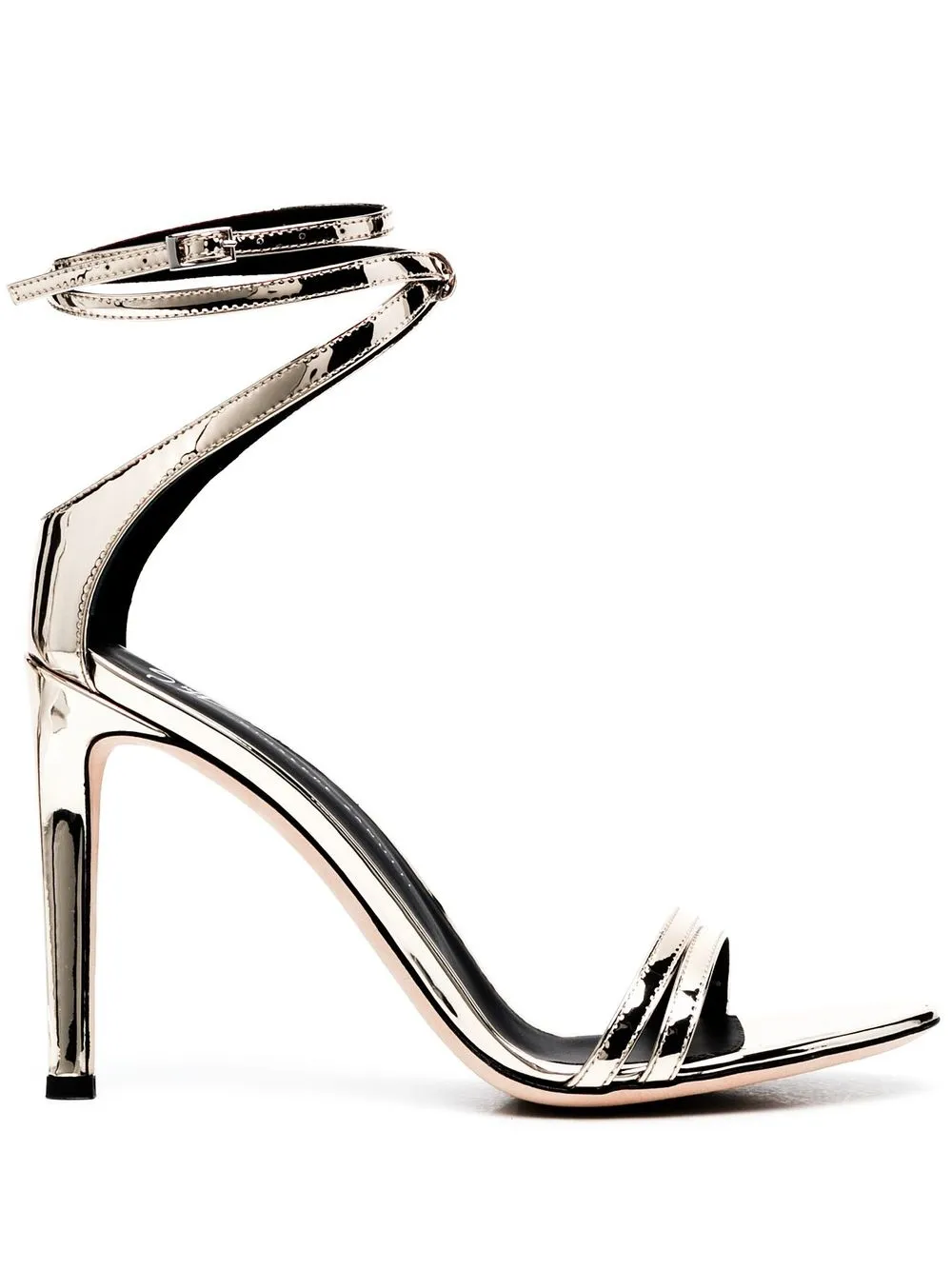 

Giuseppe Zanotti sandalias con tiras y tacón de 102mm - Dorado