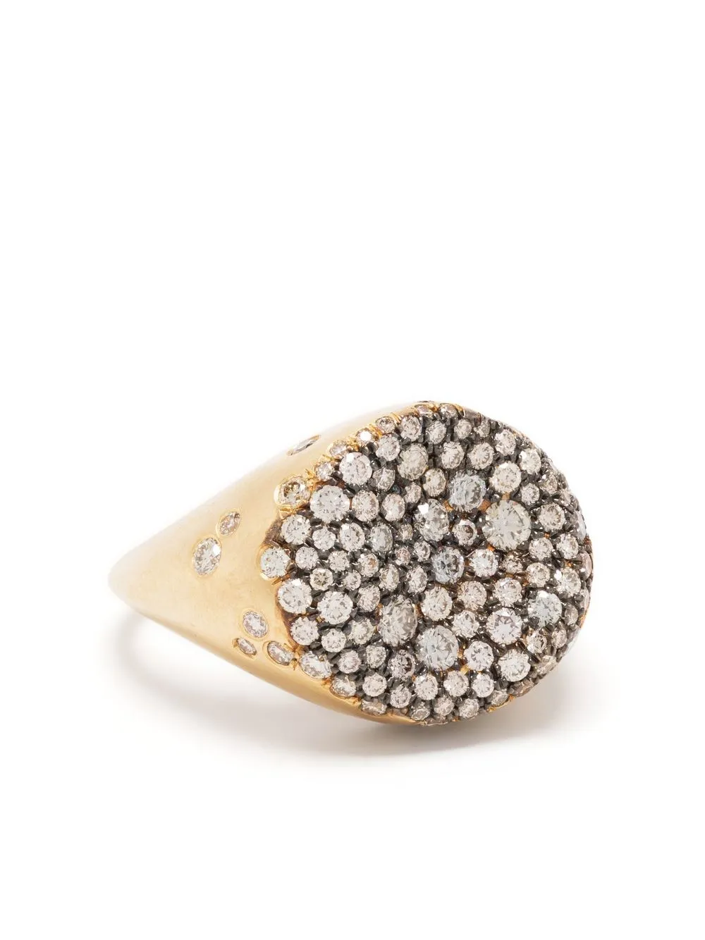 

Nada Ghazal 18kt yellow gold diamond ring