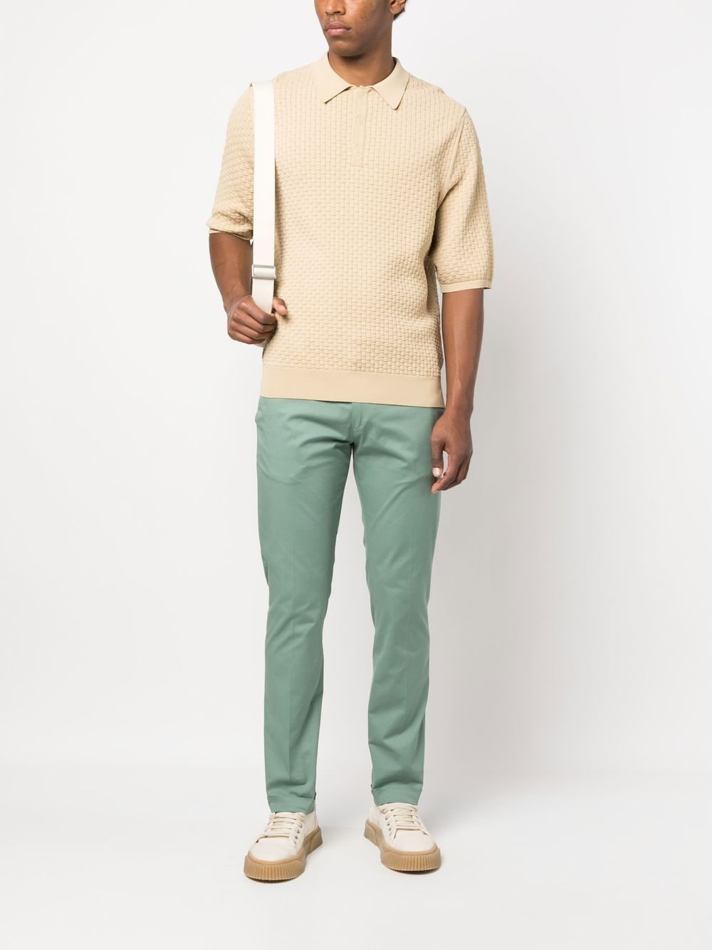 Shop Paul Smith Straight-leg Trousers In Green