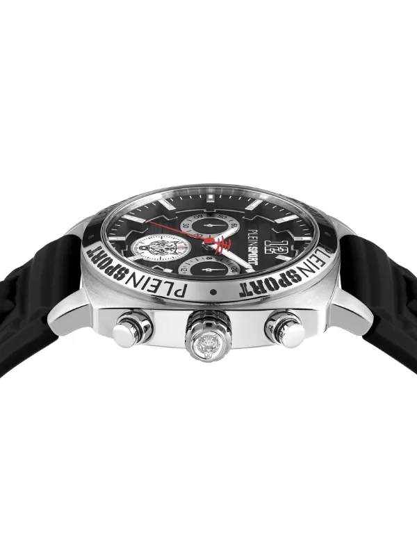 Plein Sport Wildcat Chronograph 44mm | Black | FARFETCH AO