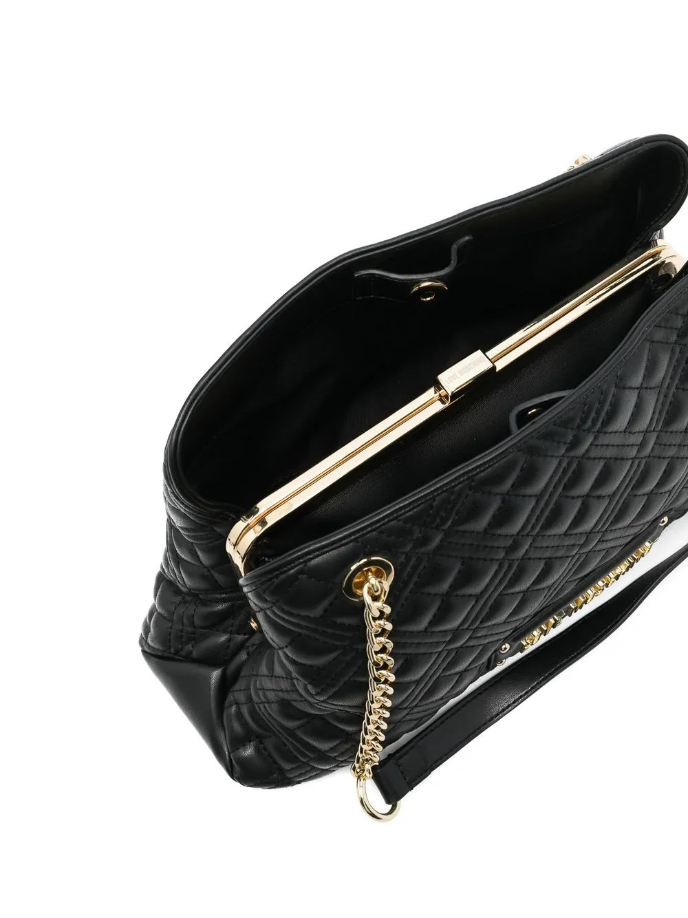 Love Moschino Quilted logoplaque Tote Bag Farfetch