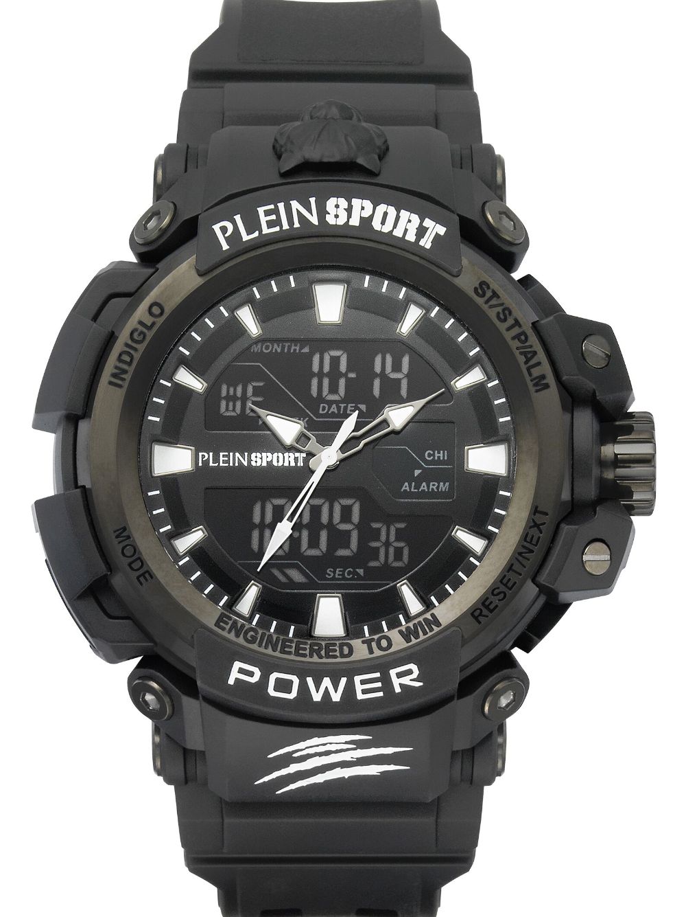 Shop Plein Sport Combat Power43mm In Black