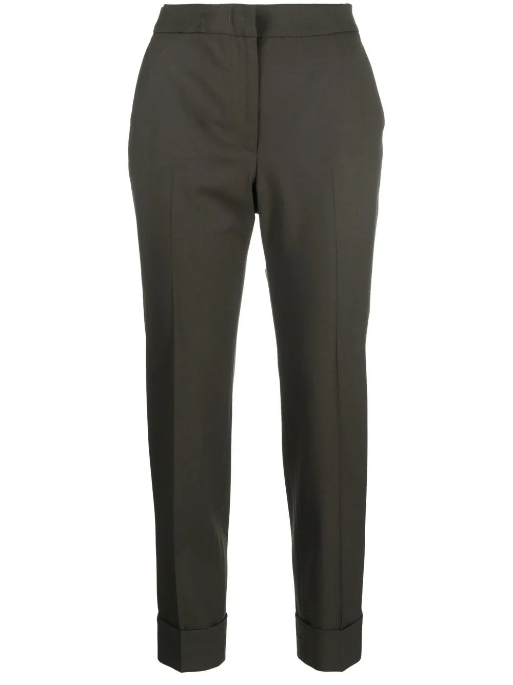 

PT Torino cropped straight-leg trousers - Green