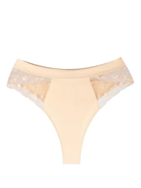 La Perla lace-panel detail briefs