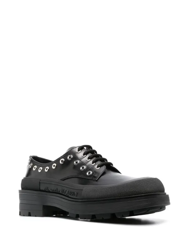 靴 ALEXANDER MCQUEEN Chunky Sole Derby Alexander McQueen chunky-sole Derby Shoes | Black | FARFETCH