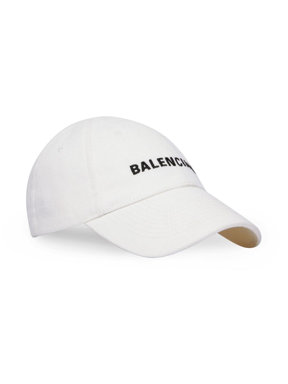Shop Balenciaga Logo-embroidered Baseball Cap In White