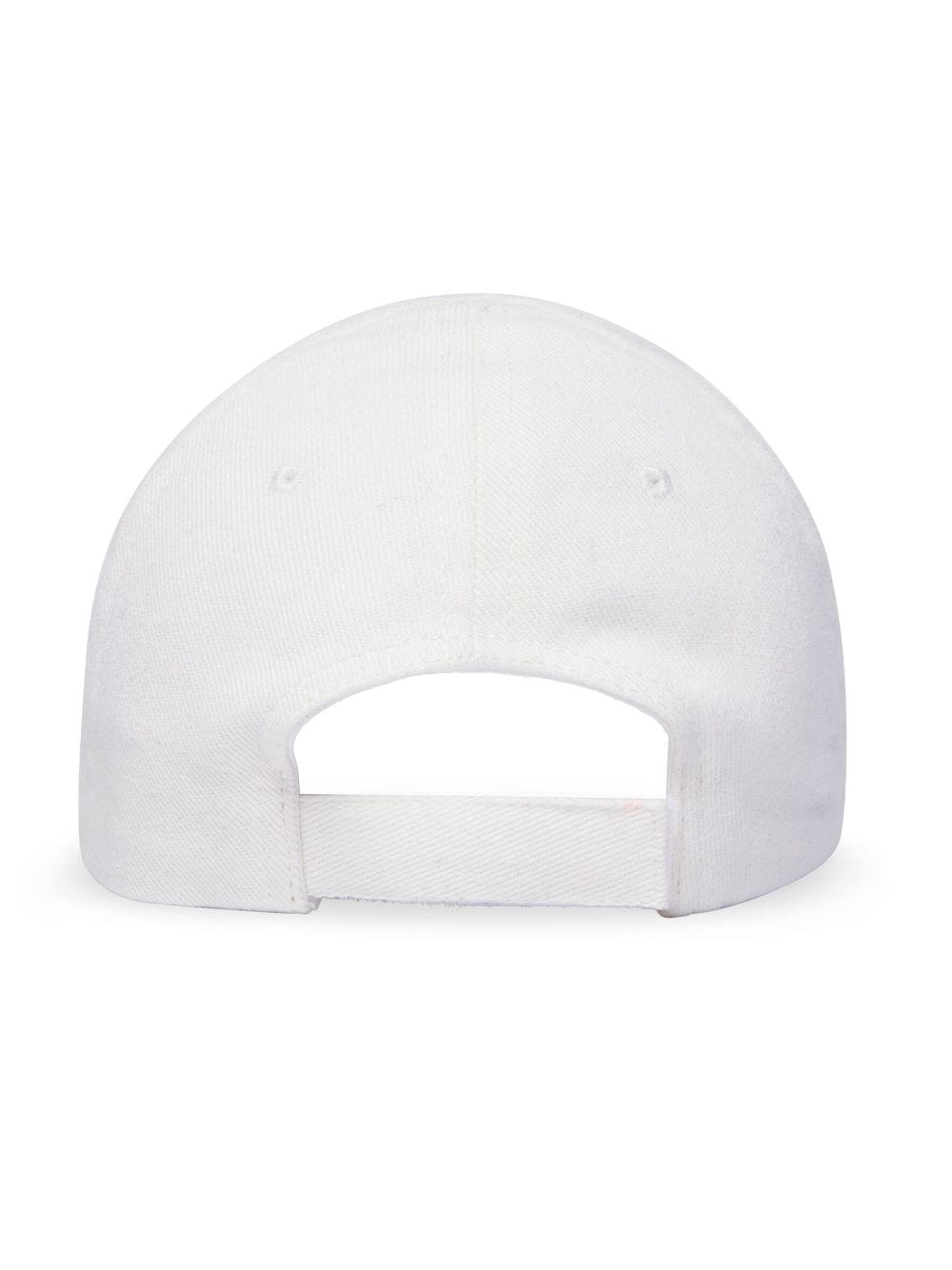 Shop Balenciaga Logo-embroidered Baseball Cap In White