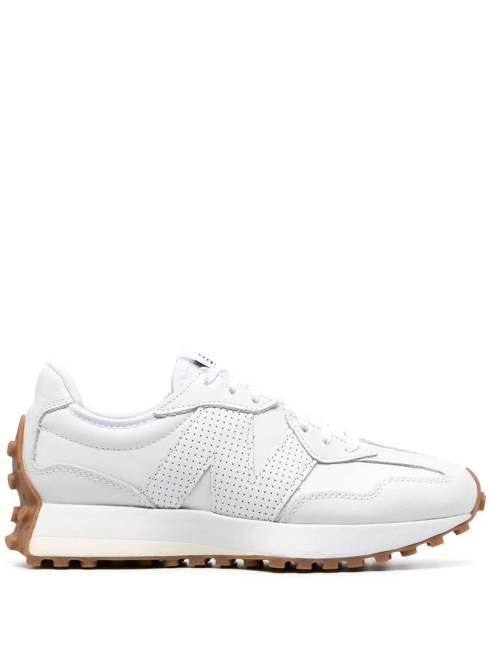 

New Balance tenis con parche del logo - Blanco
