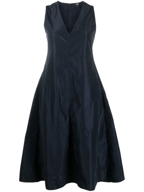 ASPESI V-neck sleeveless midi dress 