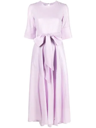 Baruni Danica Flared Maxi Dress | Purple | FARFETCH