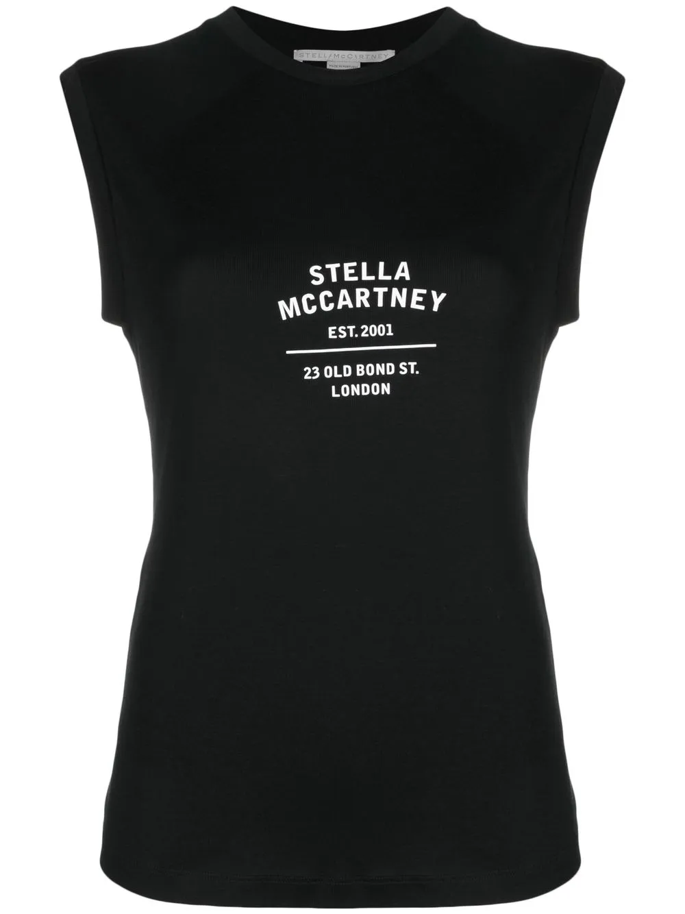 

Stella McCartney logo-print tank top - Black