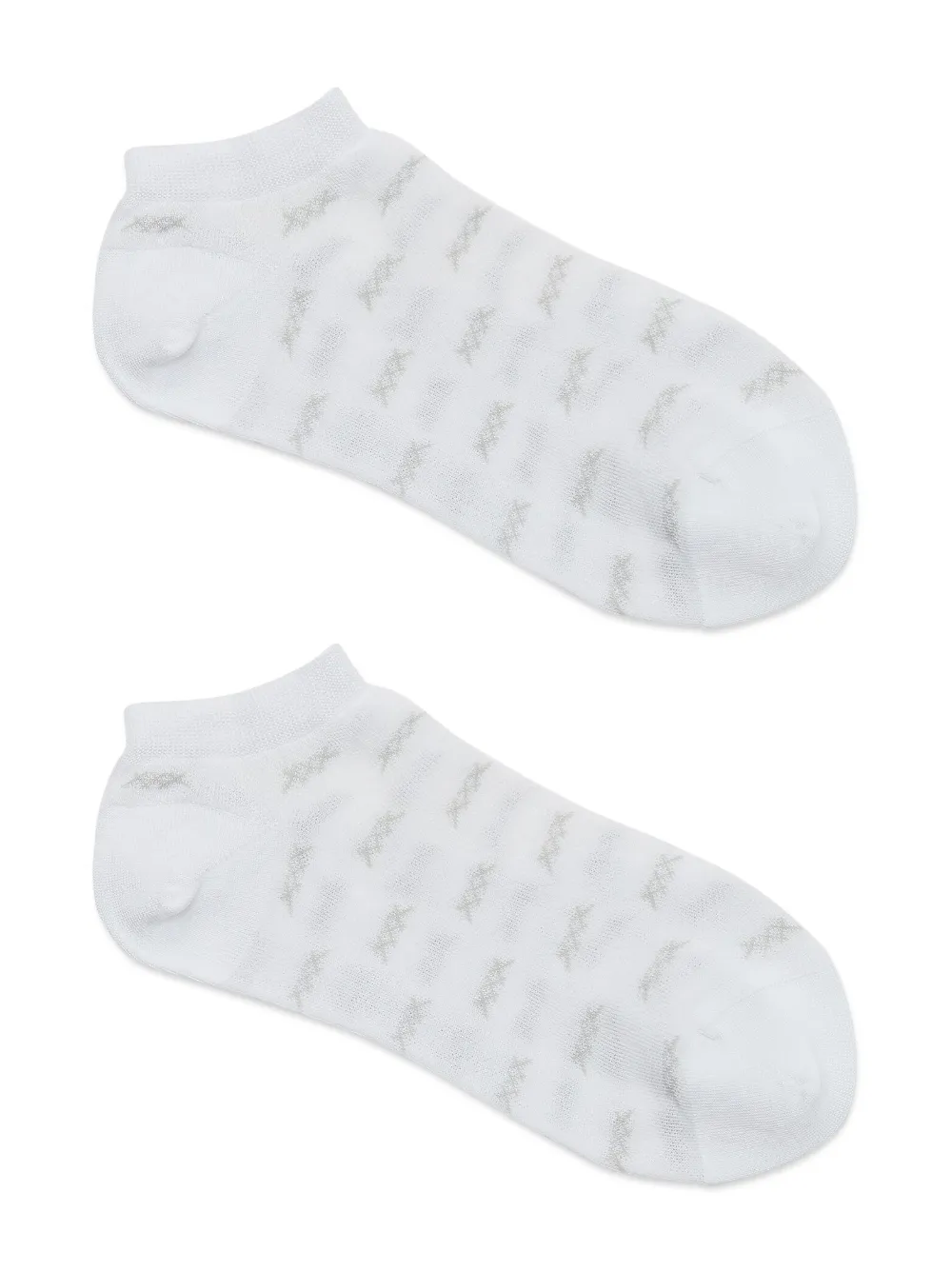 Shop Zegna Triple X Sneaker Socks In White