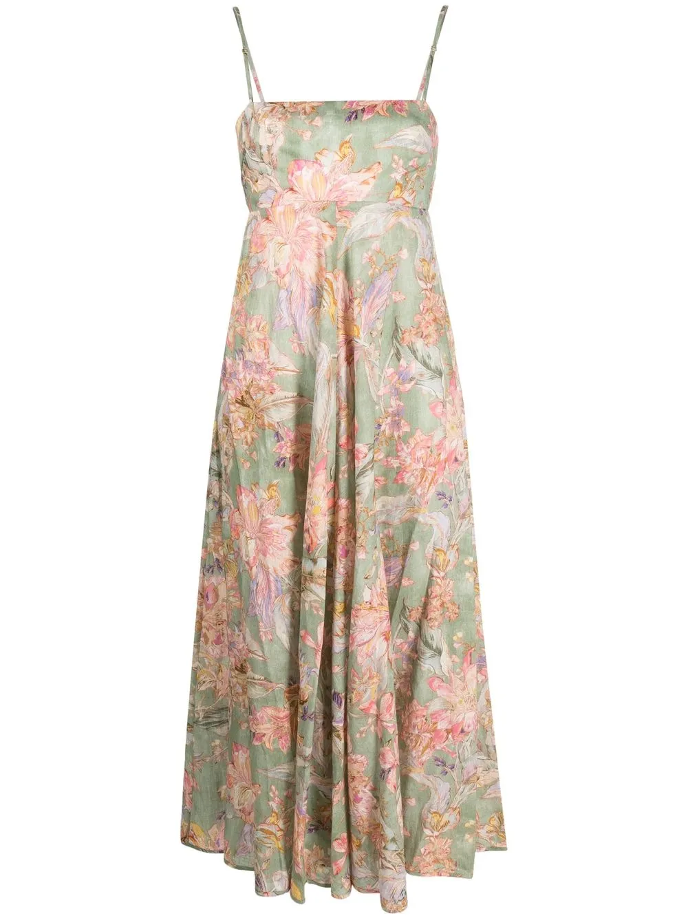 

ZIMMERMANN Cira bandeau midi dress - Green