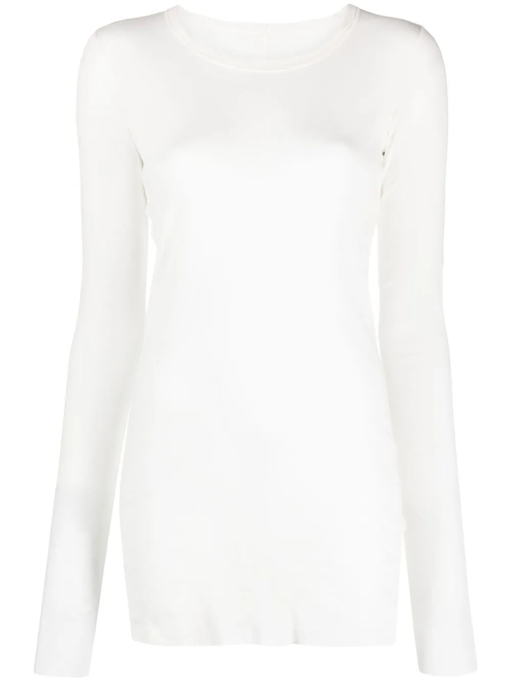 

Rick Owens long-sleeve organic cotton top - White