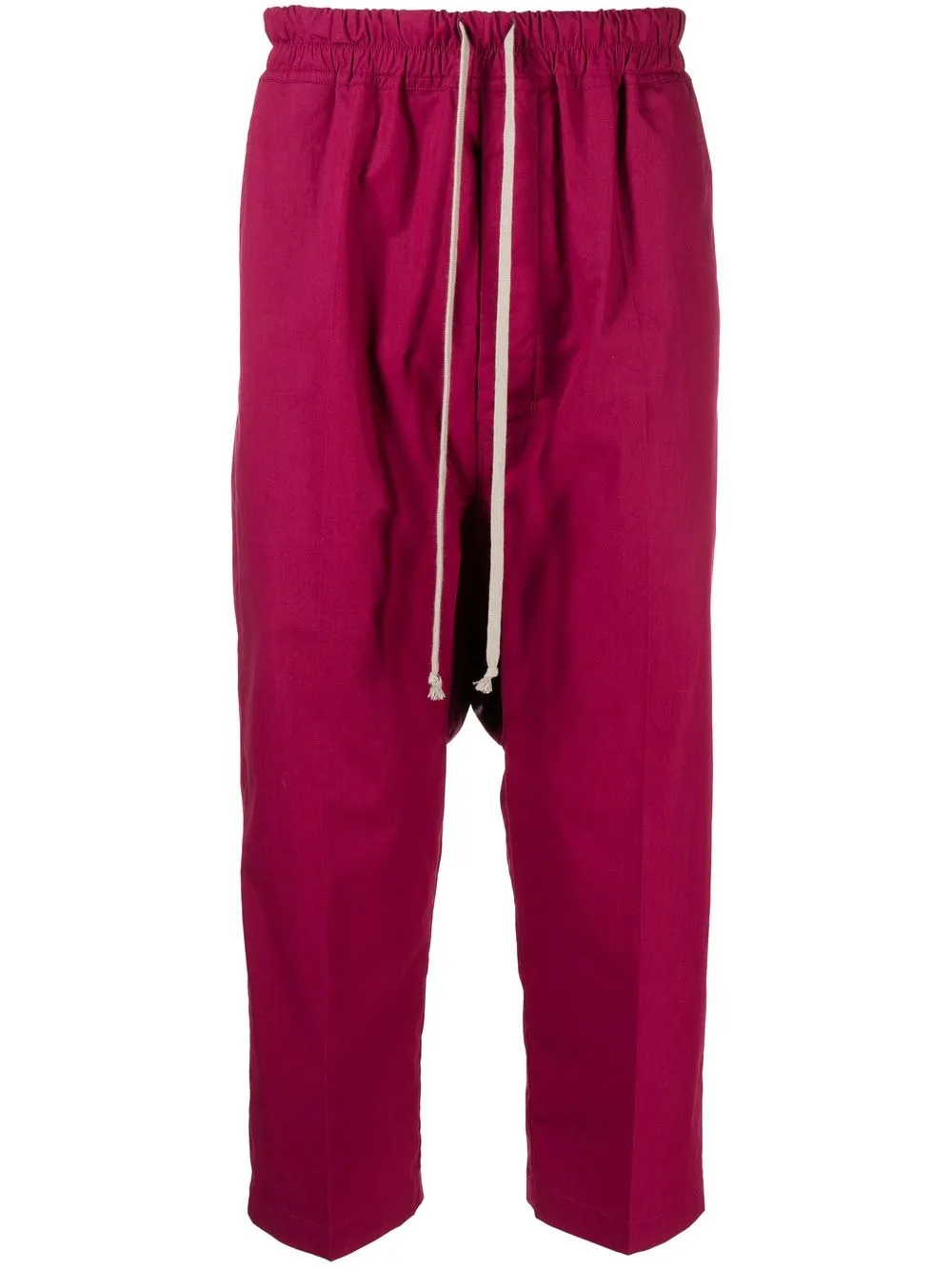 

Rick Owens drawstring-waist drop-crotch trousers - Pink