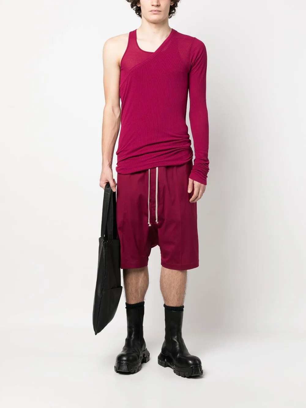 Rick Owens Trainingsshorts met trekkoordtaille - Roze