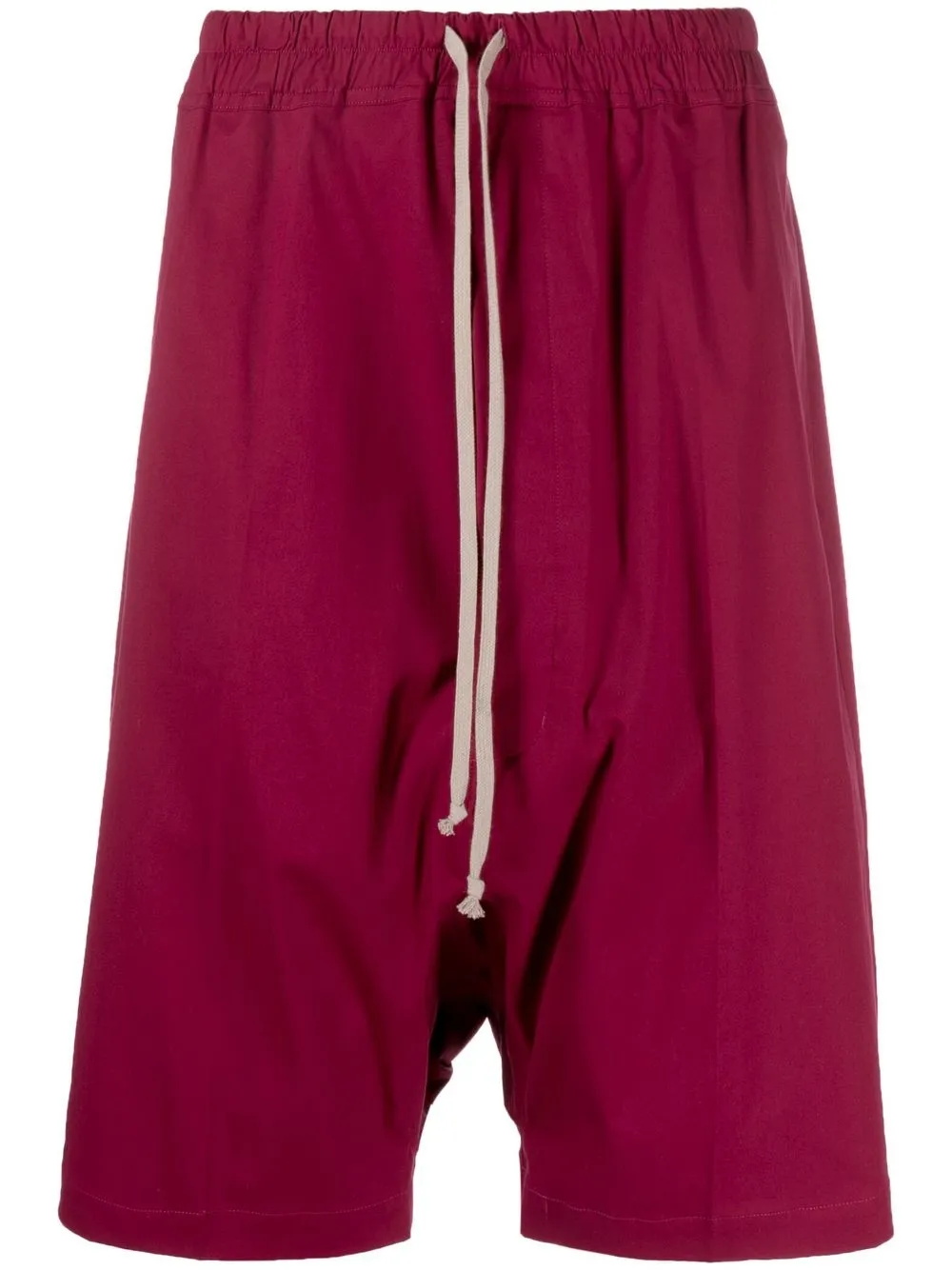 

Rick Owens shorts deportivos con cordones en la pretina - Rosado