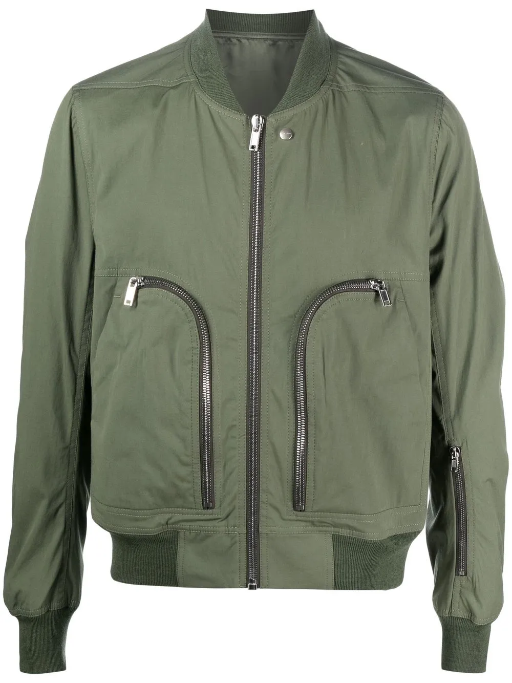 

Rick Owens long-sleeve zip-up bomber jacket - Green