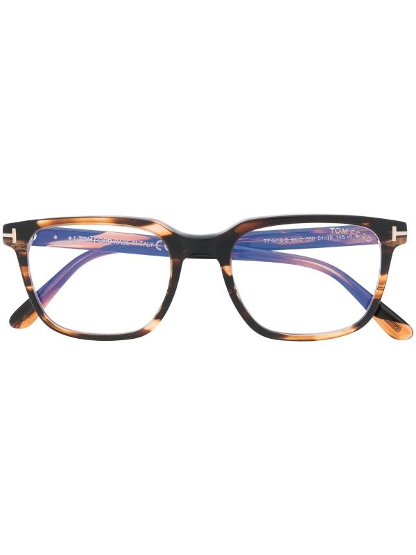 TOM FORD Eyewear square-frame clear-lens Glasses - Farfetch