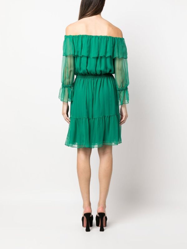 Gucci off shoulder on sale dress