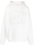 Marni logo-print hoodie - White