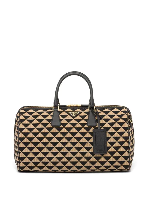 Sac de voyage à broderies Symbole - Prada - Modalova