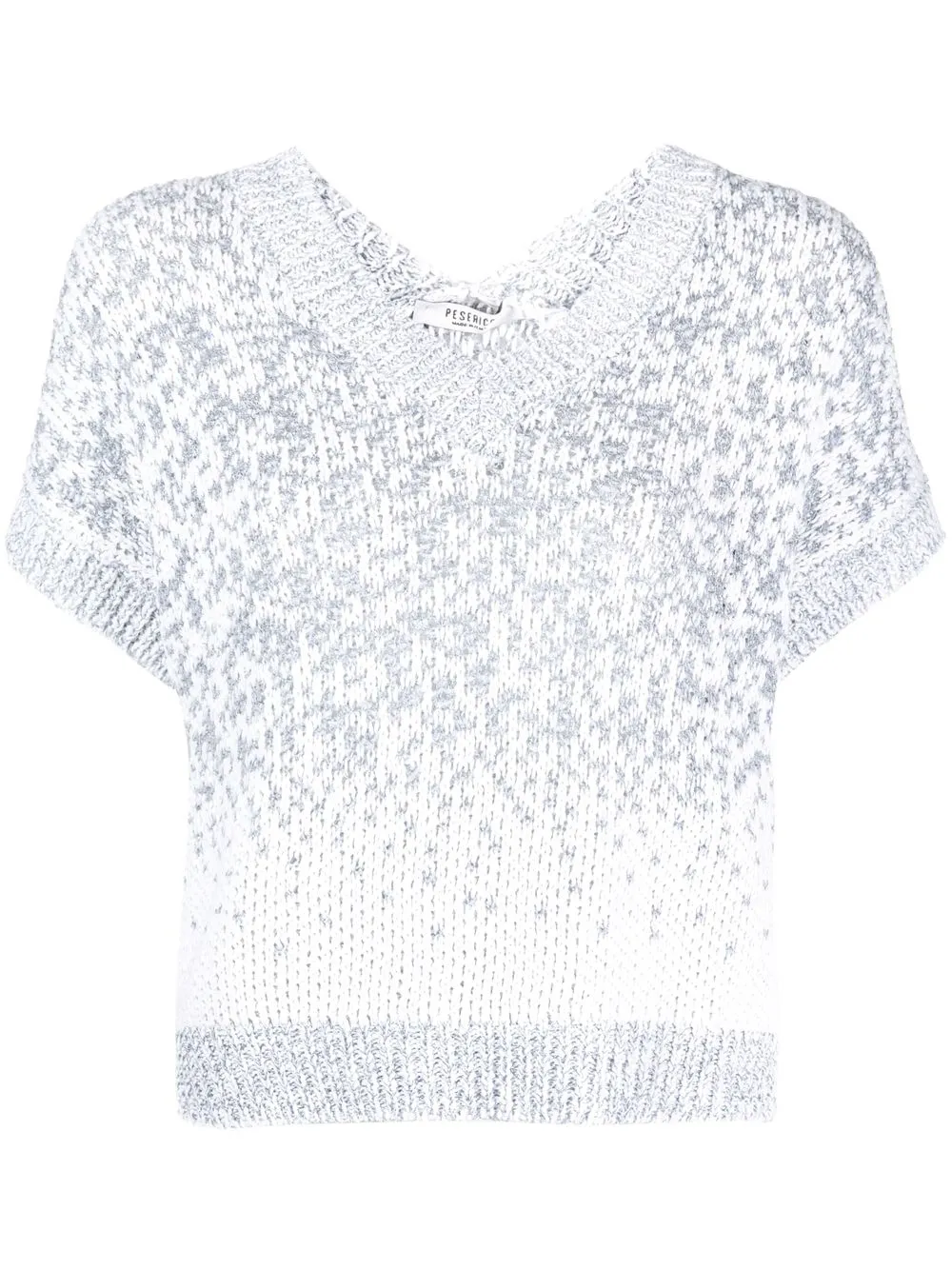 

Peserico two-tone knit top - Blue