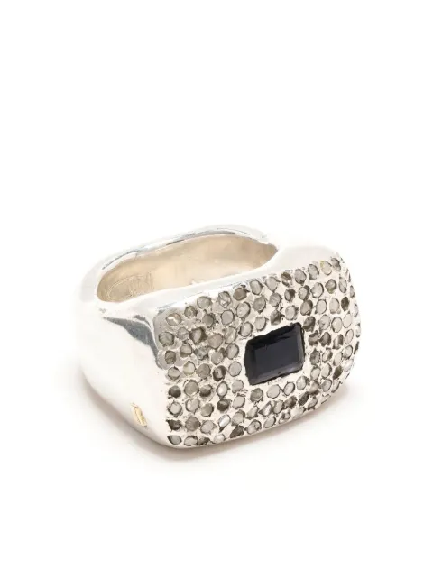 Rosa Maria pavé diamond sovereign ring