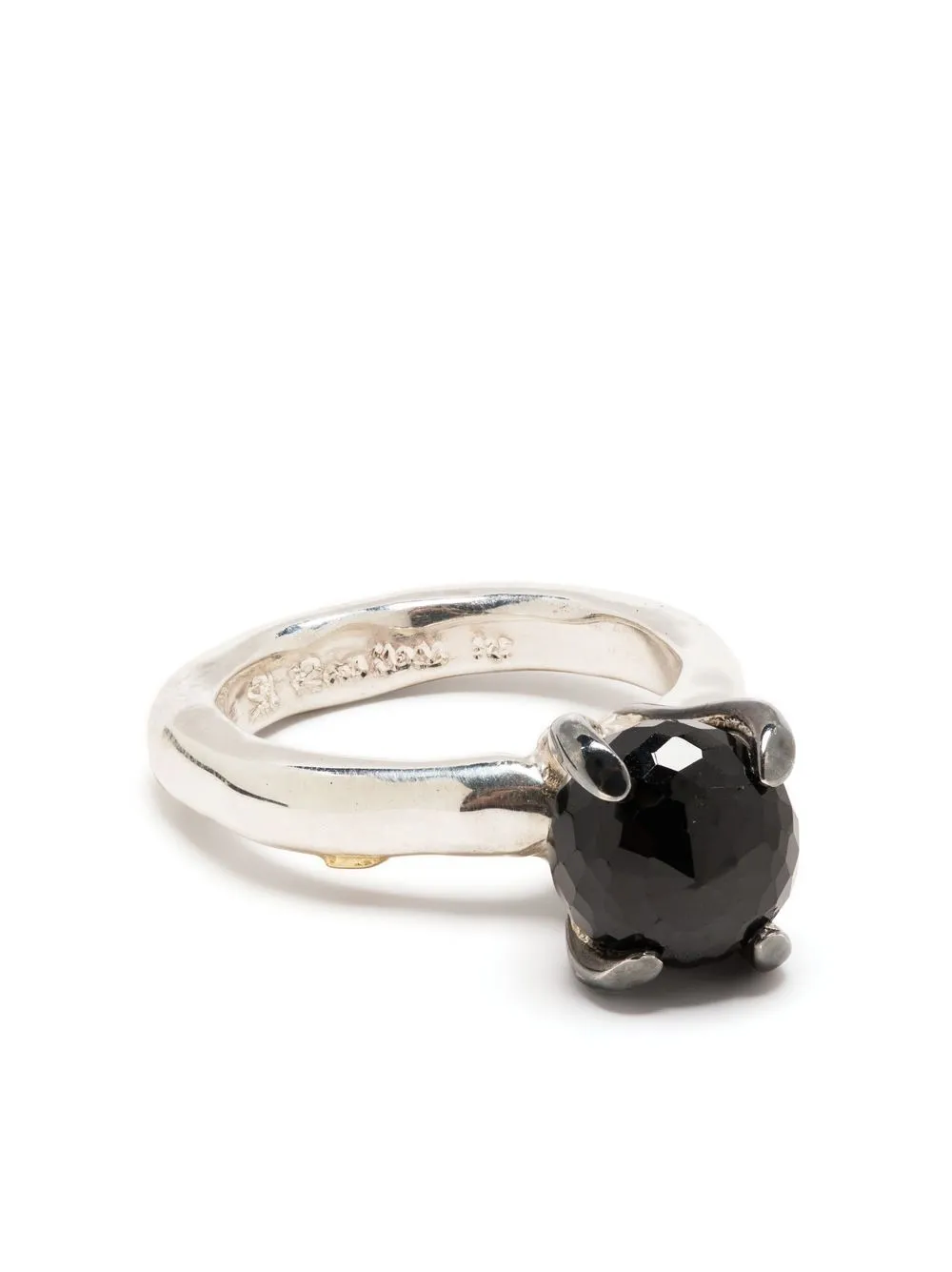

Rosa Maria spinel stone thin band ring - Silver