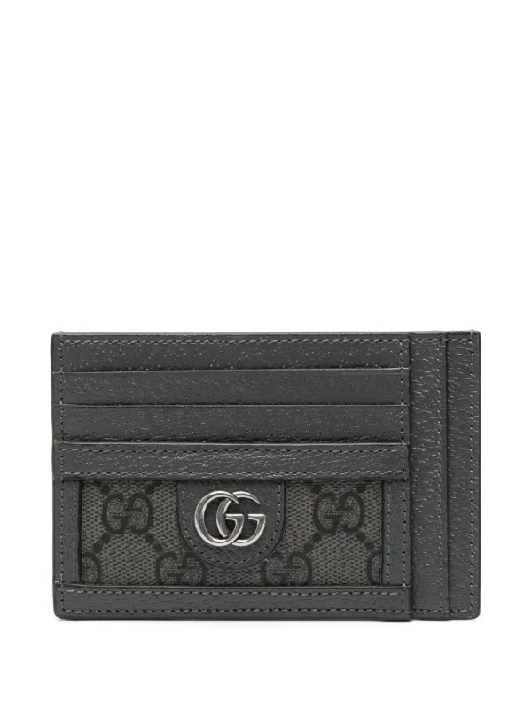 Gucci オフィディア GGキャンバス カードケース | グレー | FARFETCH JP