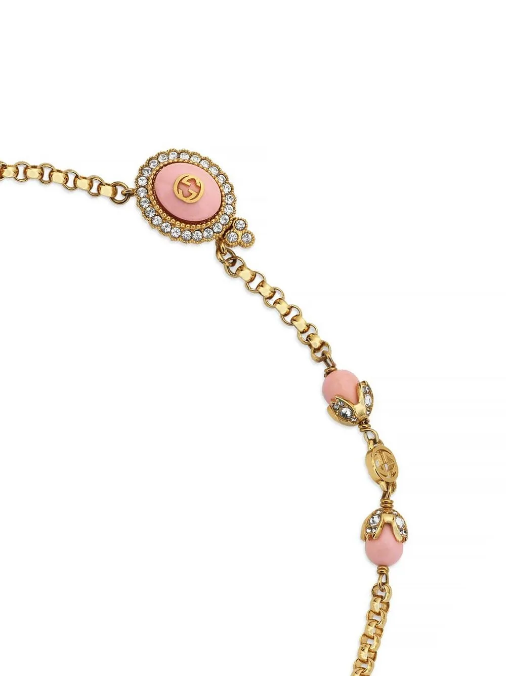 Gucci Interlocking G Necklace In Gold ModeSens