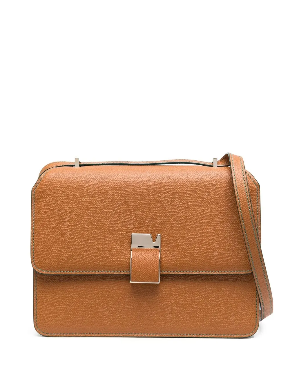 

Valextra leather satchel bag - Brown