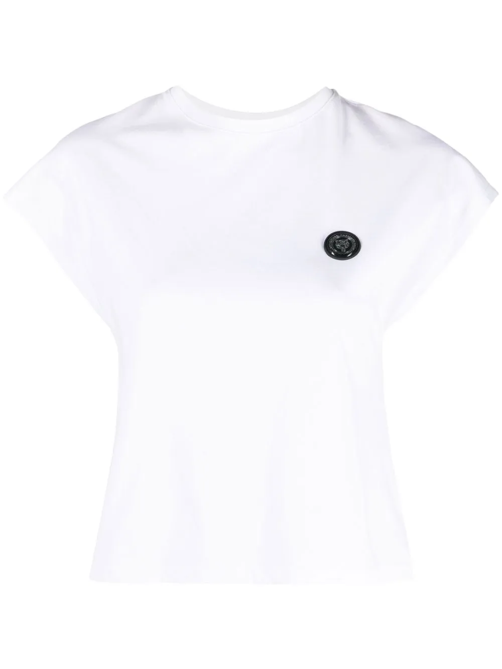 

Plein Sport playera corta con logo estampado - Blanco